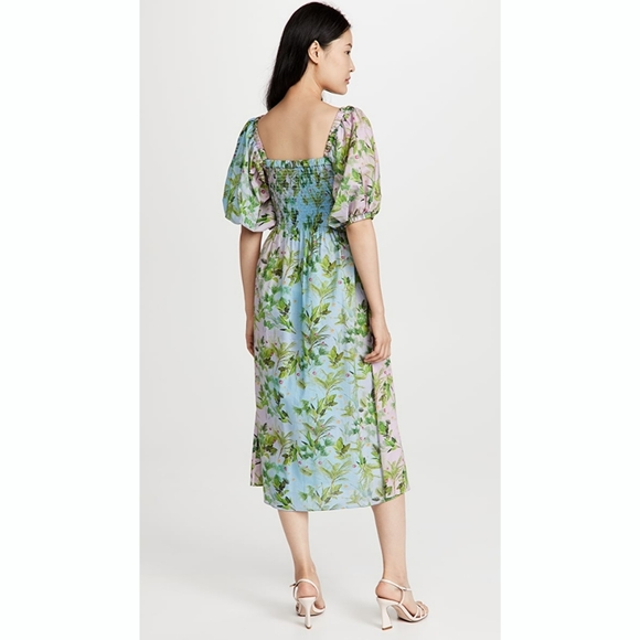 🌴🌺CYNTHIA ROWLEY - Alice Smocked Dress - Picture 4 of 9